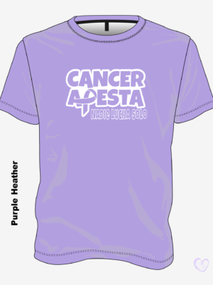 T-CancerApesta-NLS-PurpleHeather.png Cancer Apesta – Nadie Lucha Solo