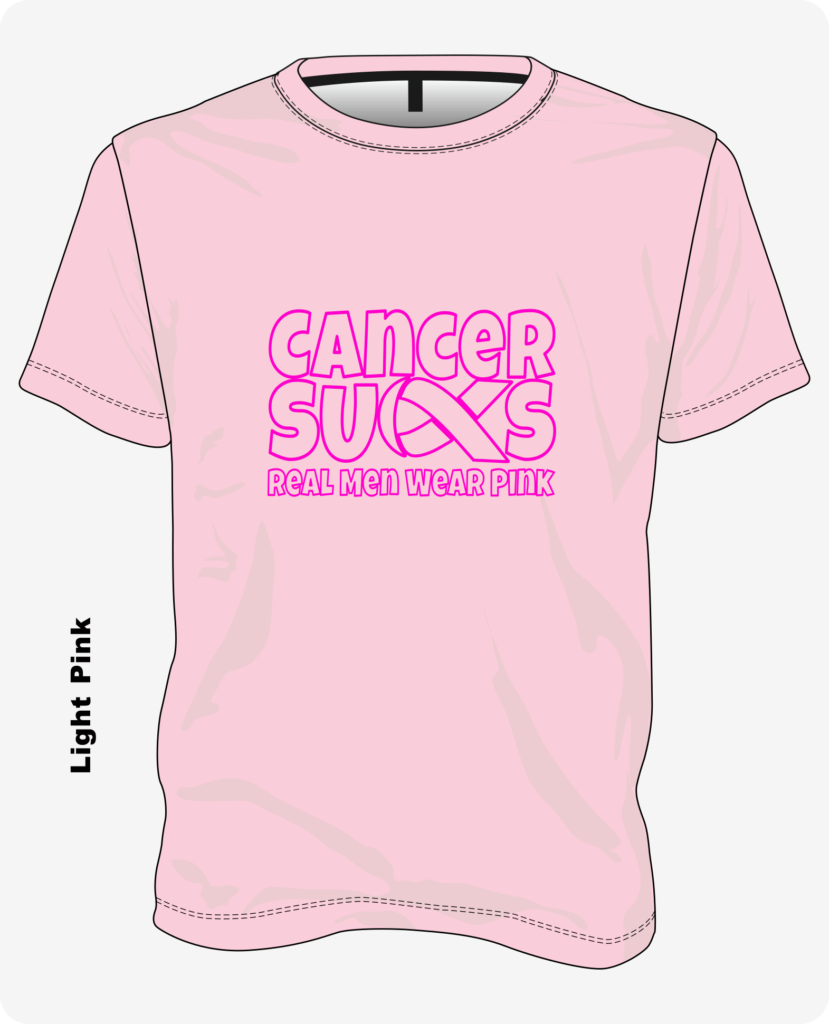 Cancer Sucks – Real Men Wear Pink