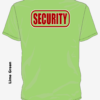 T-NewHope-Security-LimeGreen-back New Hope Community Center Security Shirt