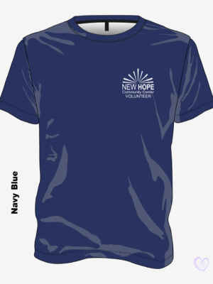 New Hope Community Center Volunteer Shirt.