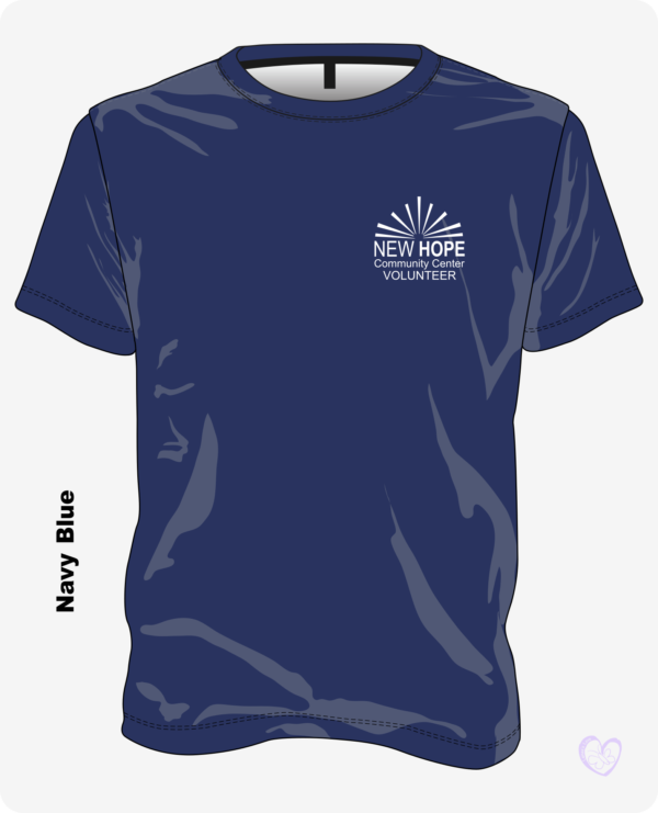 New Hope Community Center Volunteer Shirt.